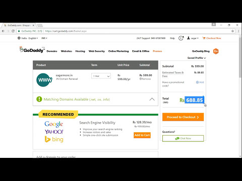 How to Renew Domain Name | Godaddy