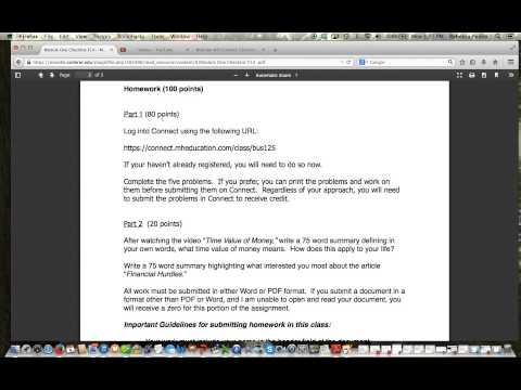 BUS 125 Introduction Video