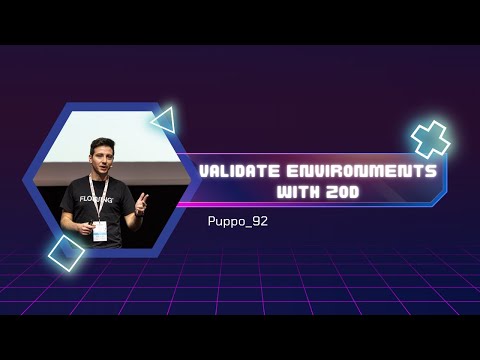 Validate environment variables with Zod