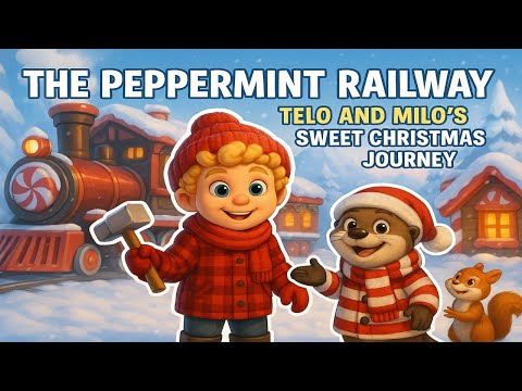 The Peppermint Railway – Telo and Milo’s Sweet Christmas Journey 🍭❄️