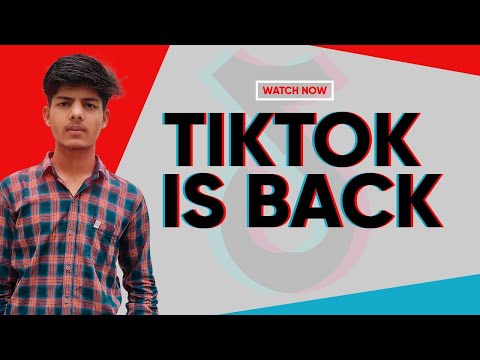 How to download official TIKTOK and watch videos/  Tiktok is back/2020