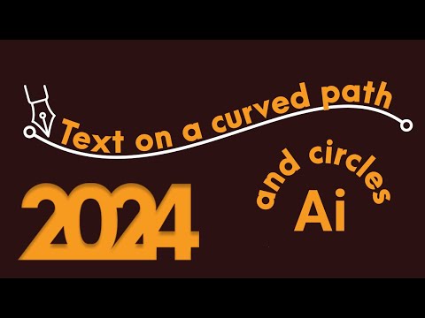 How to Write on a Curve in Adobe Illustrator 2024 | Complete Guide to Text on a Path