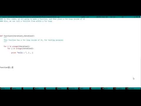 Python for Absolute Beginners - For loops, Nested for loops, More functions