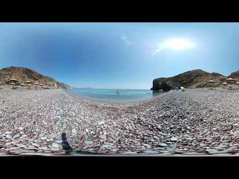 Fyri Ammos (Kalamos) Beach, Kythera, Greece - 360° VR Video