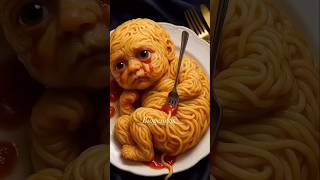 Noodle surprise for Squid Game doll😱👶🏻❤️👧🏻🍜 #shorts #squidgame