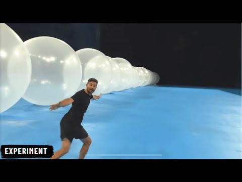 CRAZY EXPERIENCE WITH Balloons - Zed Experiment Home #shorts