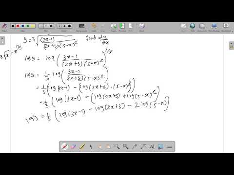 10. Part 3- Logarithm Differentiation