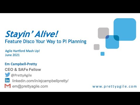 Agile Hartford Presents: Stayin’ Alive! Feature Disco Your Way to PI Planning