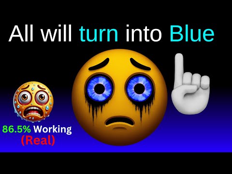 You see All around you in Blue colour 😱 ( Real Trick )