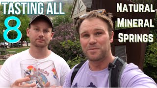 Tasting Water From ALL 8 Mineral Springs in Manitou Springs, Colorado!