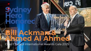 Bill Ackman Honors Bondi Hero Ahmed Al Ahmed at the Colel Chabad International Awards Gala 2025