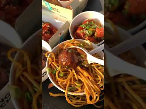 Noodles with Grevy Manchurian 😋🥗😋 Street Food #streetfood