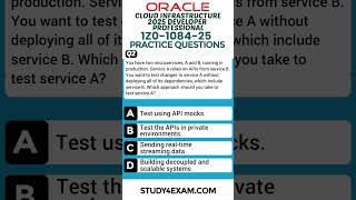 Oracle 1Z0-1084-25 Exam Practice Question | OCI Developer Professional 2025