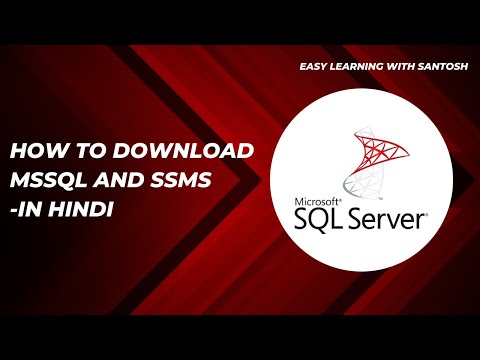 How to Download MSSQL and SSMS - IN HIND #sql #programming