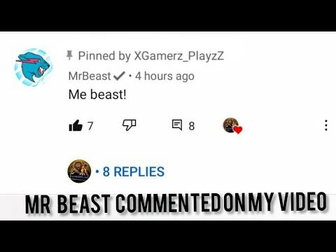 MRBEAST COMMENTED!!!!