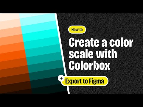 Create a color scale with Colorbox + Export to Figma