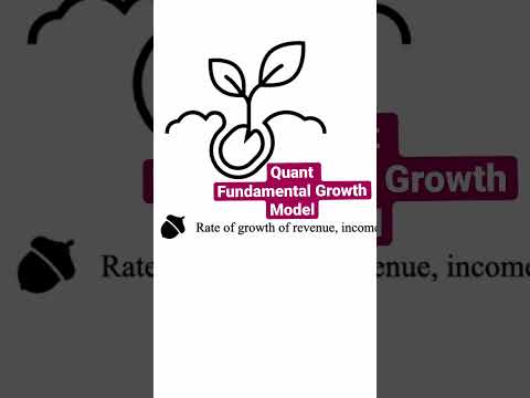 Quantitative Growth Fundamental Models - OVERSIMPLIFIED #quant #algorithmictrading #quantfunds