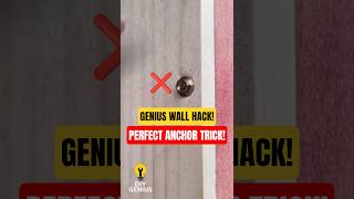 Genius Wall Anchor Trick Everyone Should Know #Shorts #DIYHacks #LifeHacks #woodworking
