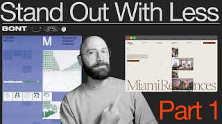 How I design websites with EDITORIAL style layouts
