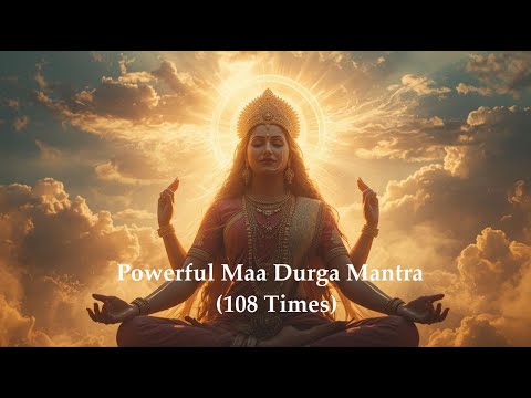 Powerful Maa Durga Mantra 108 Times | Om Sarva Mangala Mangalye | Bring Peace, Prosperity & Strength