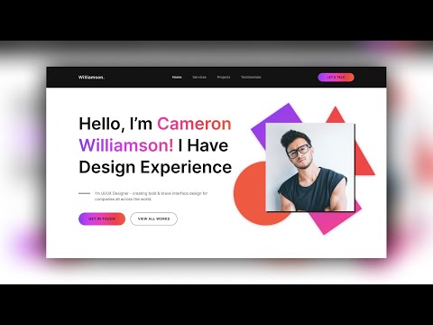 Figma Speed Art - Personal Portfolio Design