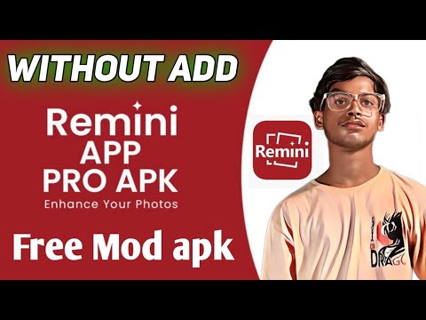 without add 📵 || Remini premium Pro || mod APK ||free mein ||