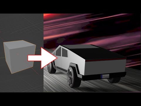 Tesla Cybertruck | 3d Model | Blender | Vivasvat Rastogi