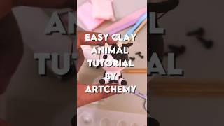EASY CLAY ANIMAL TUTORIAL : COW #ClayTutorial  #AirDryClay #foamclay #ShortTutorials