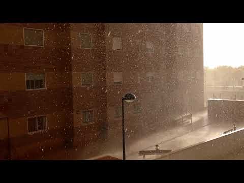 Lluvia y tormenta en Ciudad Real