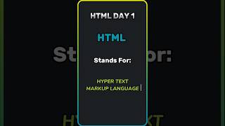 HTML COURSE | DAY 1 | WEB DEVELOPMENT | #webdevelopment #html