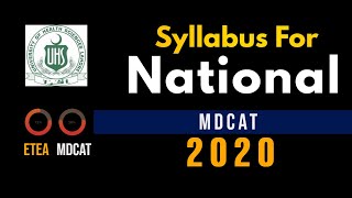 Syllabus for National MDCAT|What is National MDCAT|MDCAT