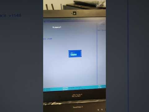 disabling secure boot - Acer Travelmate #howto #acer #bios #laptoprepair #windows 11