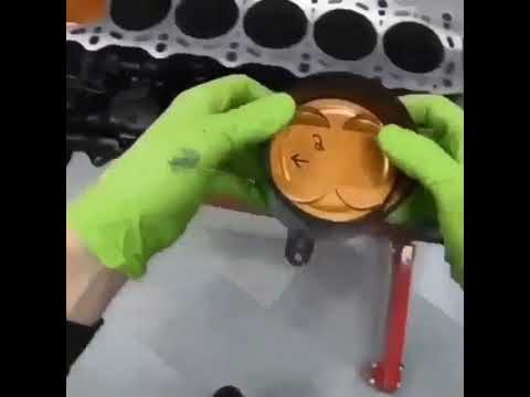 Piston installed in Engine #mechanical #piston #short