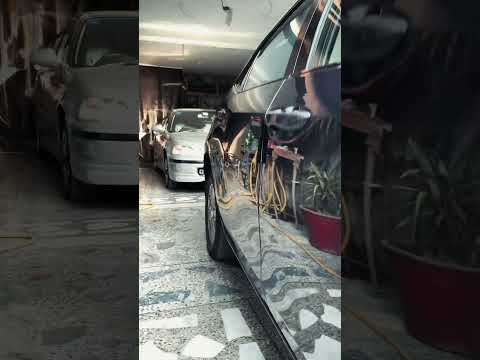 Hydrophobic coating done with compound . On #toyota #altis paint restored