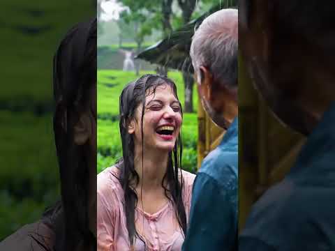 ASMR Rain LaughTea Garden Vibes #rainsounds #asmr #relaxingbath #asmrshorts