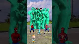 SPIDERMAN DANCE ON THE WAY 😲 #viralshorts #shorts #vfx #shortsfeed #shortsyoutube
