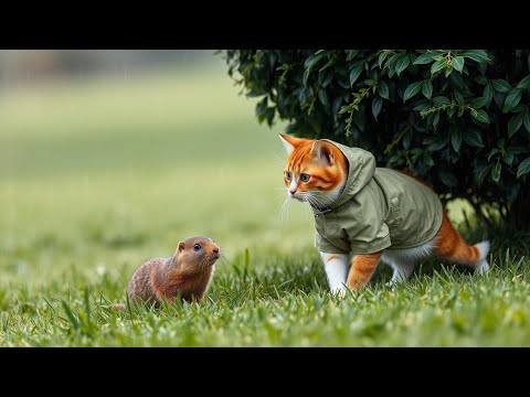 The Cat and the Marmot – A Calm Rescue Story #cat #catvideos #animalrescue #CuteCat