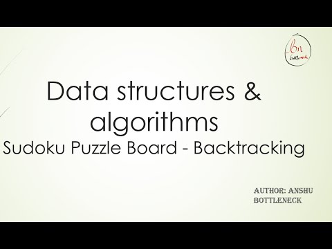 Sudoku Puzzle - Backtracking