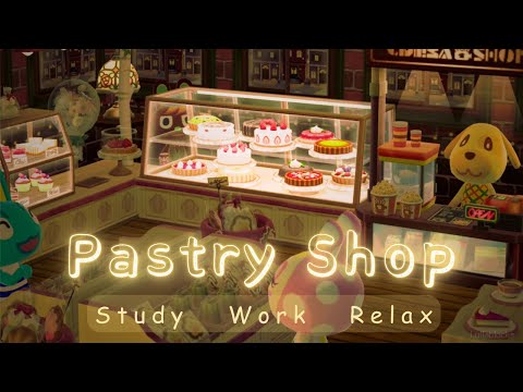 🎧Pastry Shop 🍰 Jazzy music & Ambience▪️Animal Crossing 