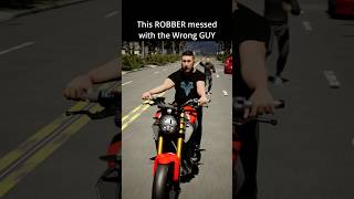 This ROBBER messed with the Wrong GUY 💀 #shortsfeed #funny #gta