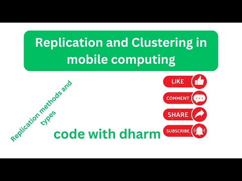 Replication and clustering in mobile computing