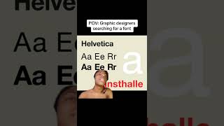 POV: Designers choosing font 🤔✍️#graphicdesign #graphicdesigner #freelancedesign