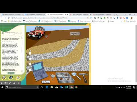 Fossil Data and Absolute Age Virtual Lab Instructions