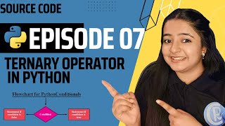 Ternary Operator |Conditional Operator | Syntax & Examples | Python for Beginners |Episode 07