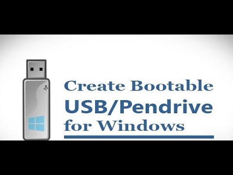 Create Bootable Usb/Pendrive for Windows