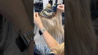 How to make your weft hair extensions invisible #handtiedextensions #wefts #wefthair #hairextensions