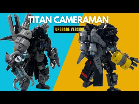 Lego MOC_Titan Cameraman (Skibidi toilet) 타이탄 카메라맨 #legomoc #skbiditoilet #titancameraman #legomech