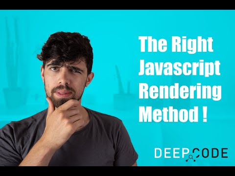 What Javascript framework rendering method should you choose!