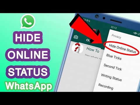 Whatsapp ✓hide Online Status ✓✓ || How to hide Online Status on Whatsapp ||•😱😱😱