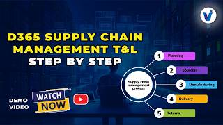 D365 Supply Chain Management T&L Step by Step || Online Training Demo By Visualpath